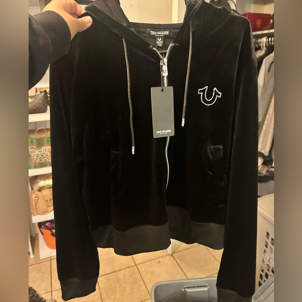 True Religion Black Women's Jacket 3x but runs small so fits a XL-2x